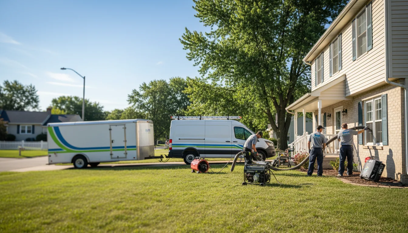 Flooded Basement Restoration And Cleanup With Repair in Maple Lake, MN near me